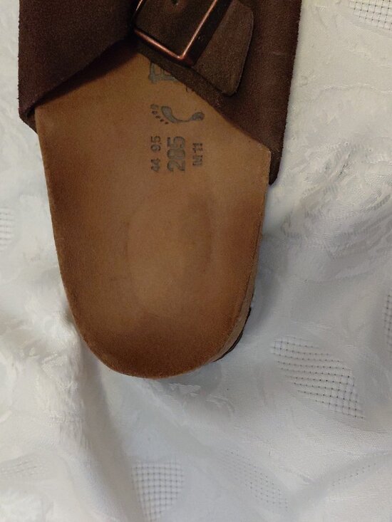 Birkenstock Germany Betula 2 Strap Mocha Brown Suede Sandals Men’s 44 main image 6